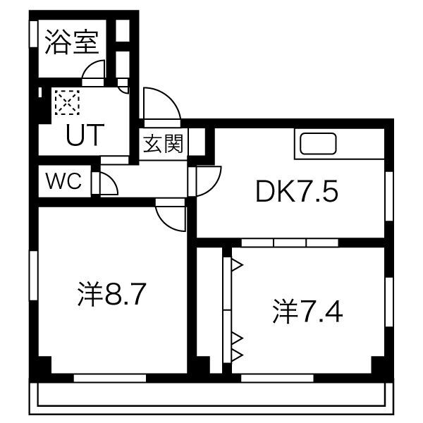 さくら館の間取り