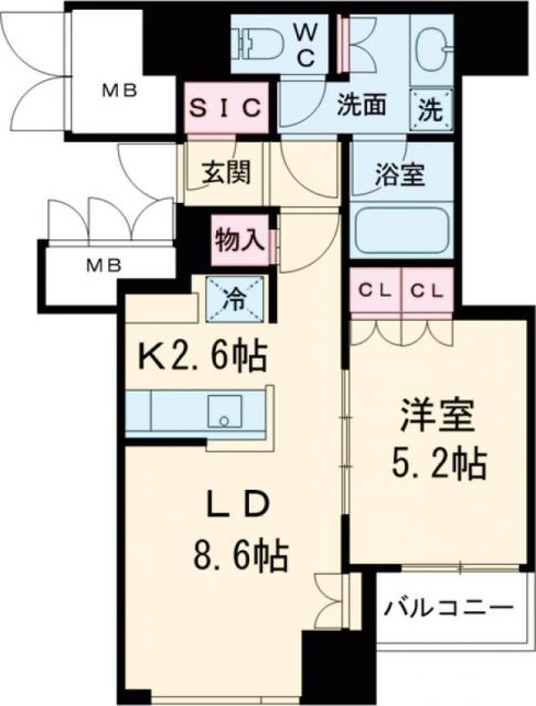 ウエストパークタワー池袋の間取り