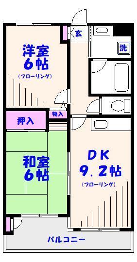 アミュゼ壱番館の間取り