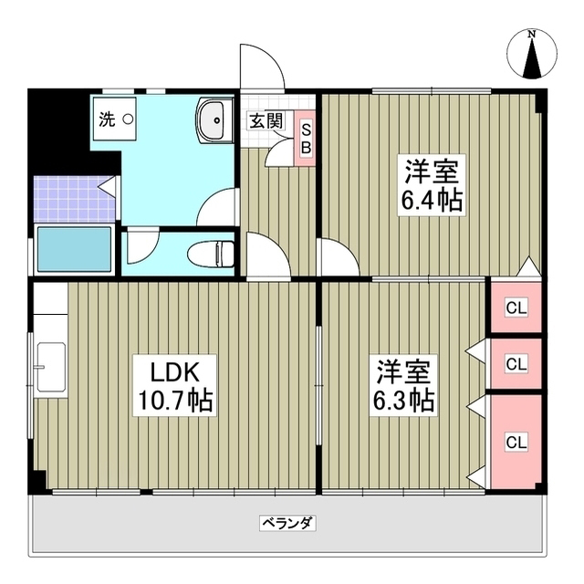 アビタシオン松葉の間取り