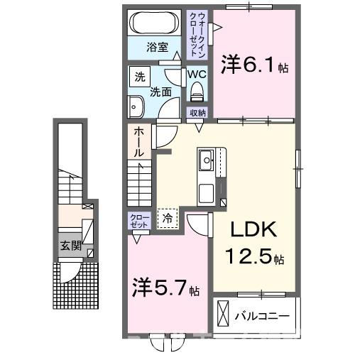 リバーサイドの間取り