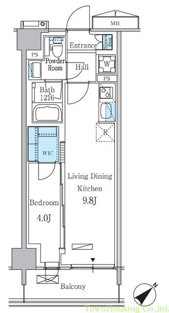 品川区南大井のマンションの間取り