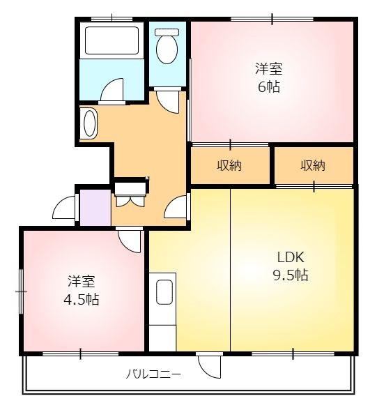 戸ヶ崎第一ニューハイツの間取り