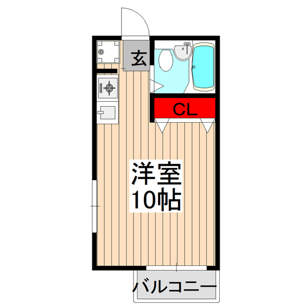 大栄志木パレスの間取り