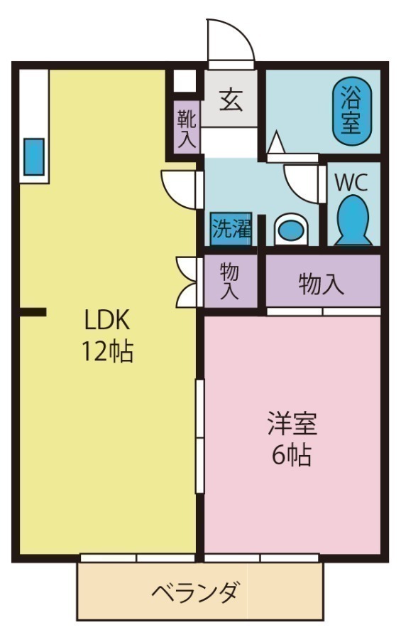 インアイランドAの間取り