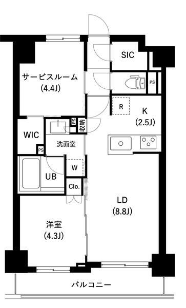 ザ・レジデンス三ノ輪IIの間取り