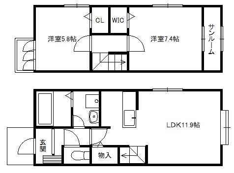 アゼリアの間取り