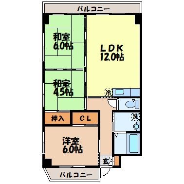 セントラルパークマンションの間取り