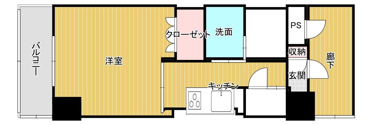 スプリングマンションの間取り