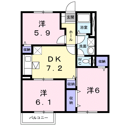 アルバソーレIIIの間取り