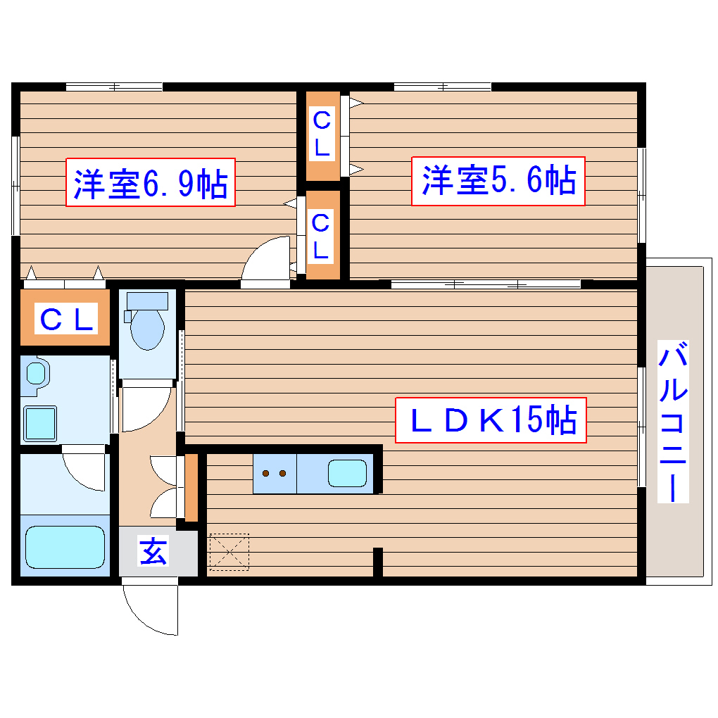 しまかげビルの間取り