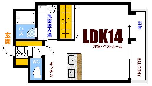 シティハイツ西霞の間取り