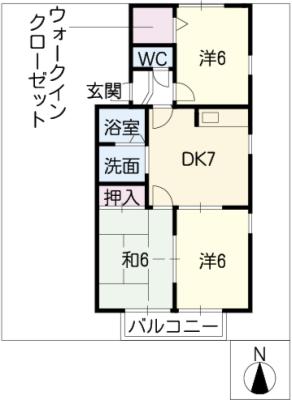 ロイヤルガーデン田中の間取り