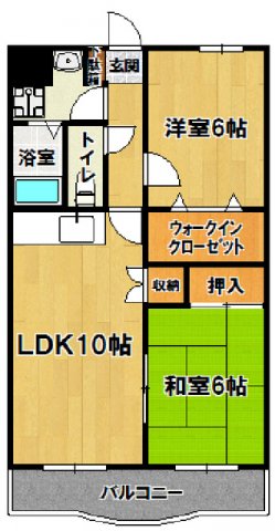 三島屋マンションの間取り