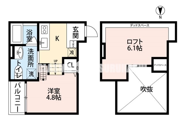 Grand Jete天王寺東の間取り