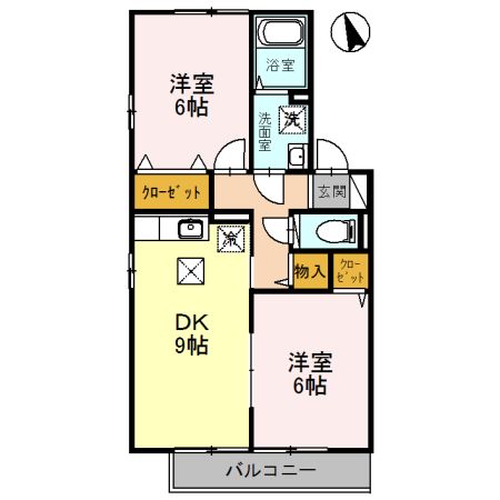 セジュールＭ　ーIIの間取り