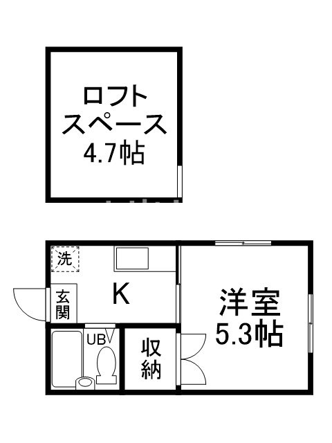 コテージマリンの間取り