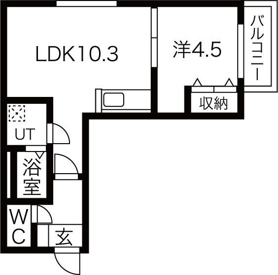 ＴｒｅＶｅｎｔｉ美術館西の間取り