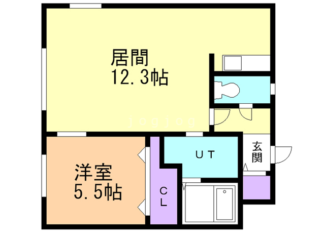 プレステージ知事公館の間取り