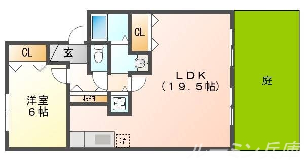 メルベーユの間取り