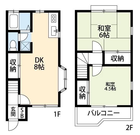 ＫＥ６番館の間取り