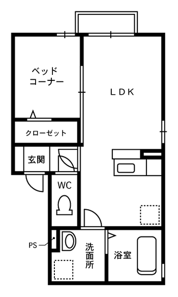 ブロッサムの間取り