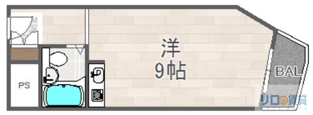 カーサ逆瀬川の間取り