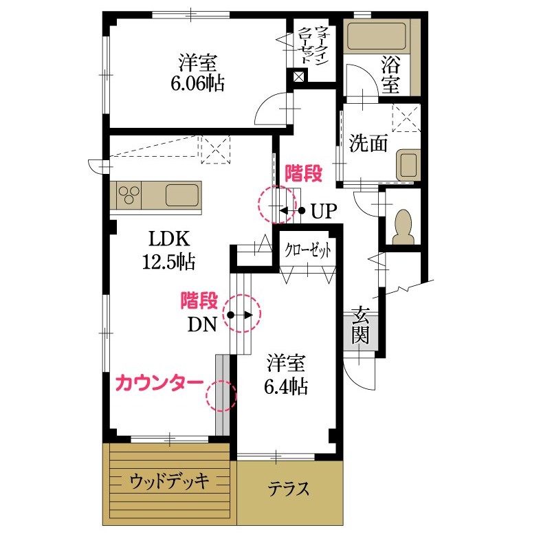 ピース・ソレイユの間取り