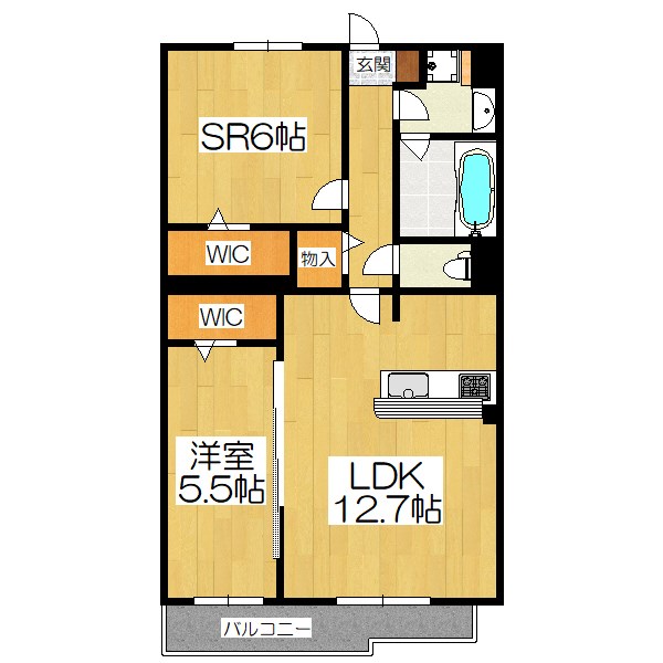 Plum Owl IIの間取り