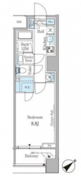 ルビア赤坂_間取り_0