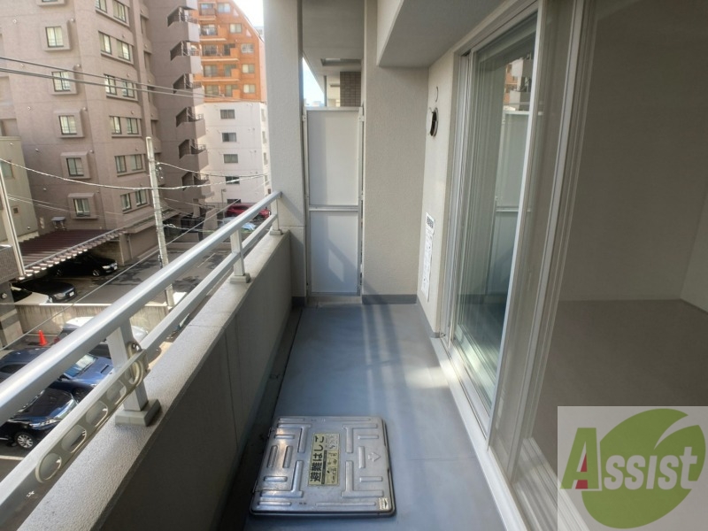 バルコニー　バルコニーです。洗濯物を干したり一息ついたりできますね！