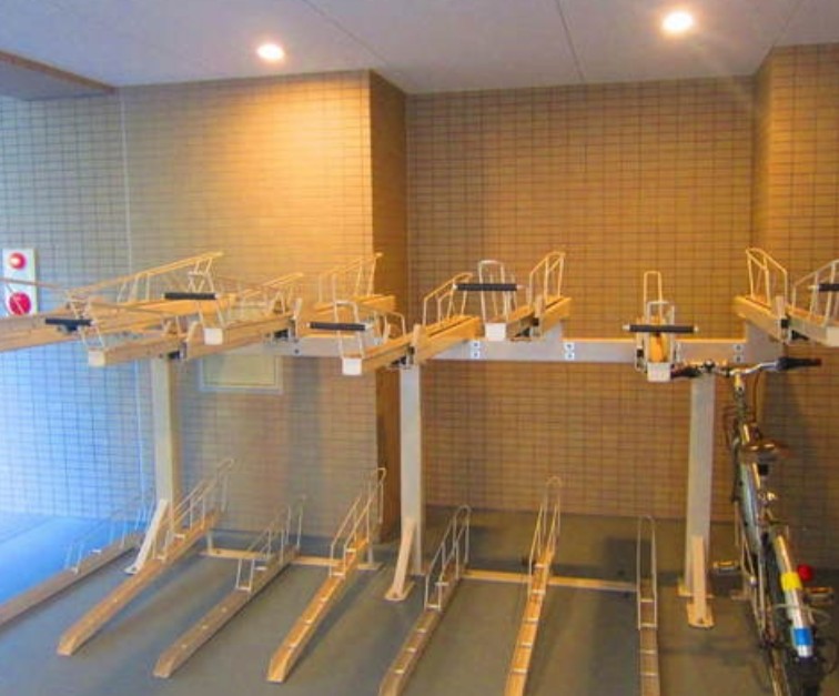 駐車場　駐輪場です。