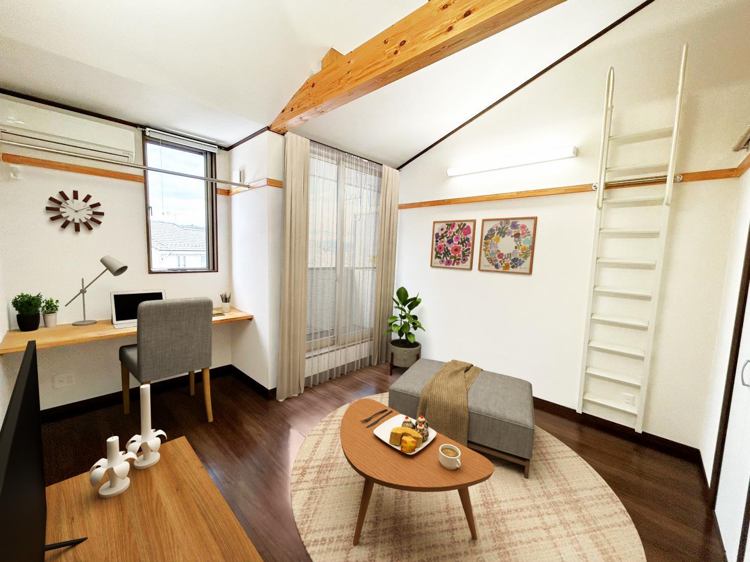 居室・リビング　※CG家具・家電。現状優先。