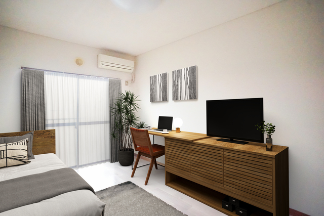 居室・リビング　こちらの家具はＣＧです。家具付きではございません。