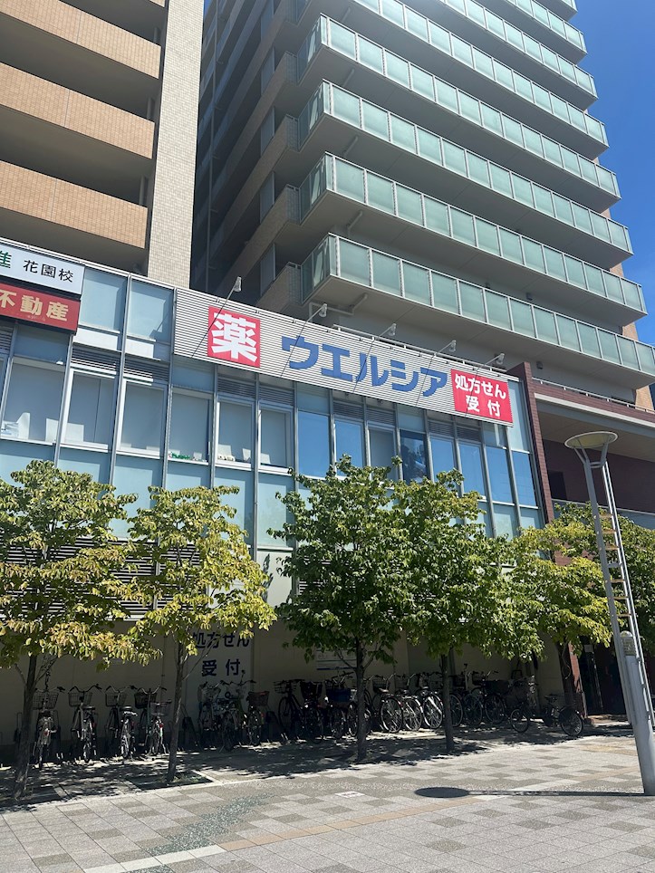 ドラックストア　ウエルシア河内花園駅前店（ドラッグストア）まで798m