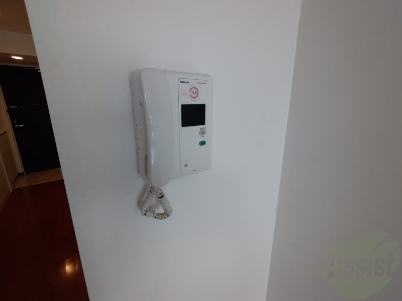 セキュリティ　インターホンで来客確認ができます。安心ですね。