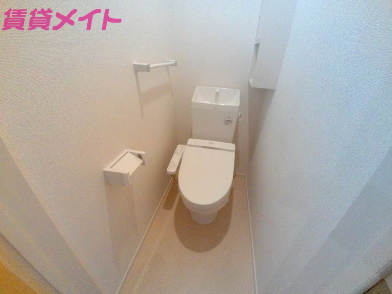 トイレ　同物件別部屋の物です。