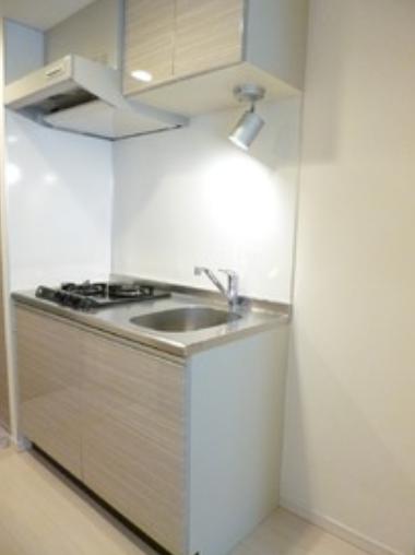 キッチン　コンパクトなキッチンで掃除もラクラク