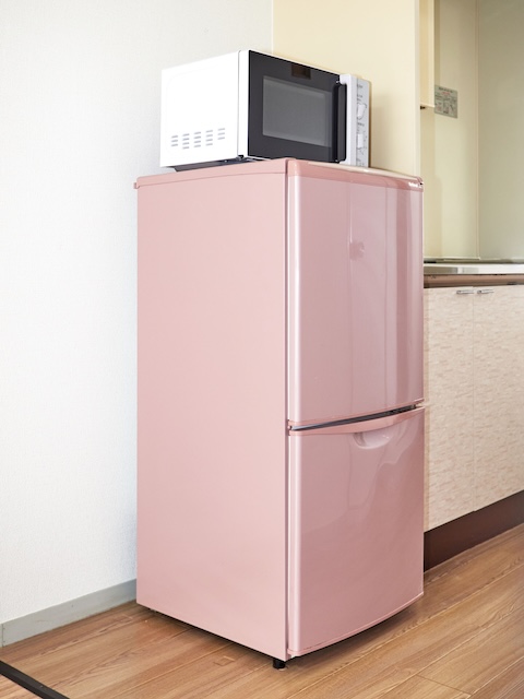 その他設備　2ドア冷蔵庫、電子レンジ