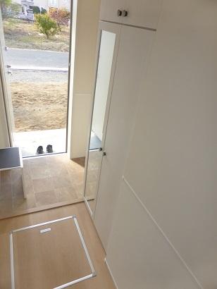 玄関　ゆったりとした玄関です