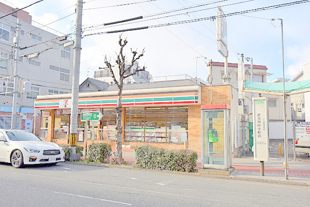 コンビニ　セブンイレブン　大阪塚本3丁目店（コンビニ）まで103m