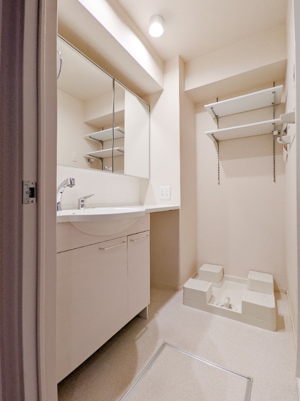 洗面設備　図面と現状に相違がある場合には現状を優先