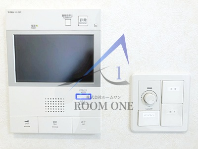 セキュリティ　モニター付きインターホンです。