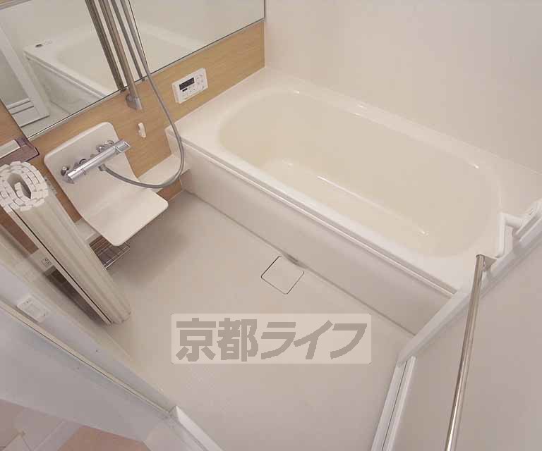 バス・シャワールーム　魅力的な一坪風呂です。