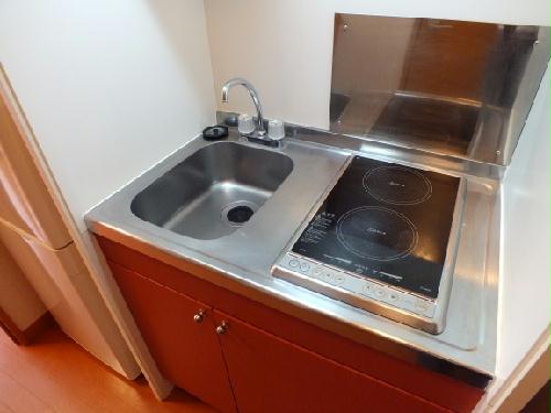 キッチン　2口電気コンロ