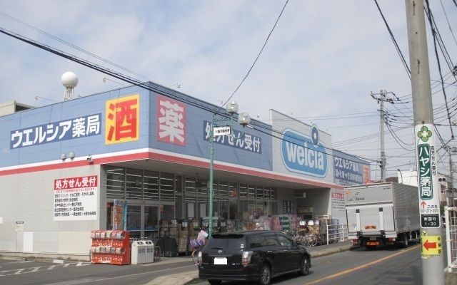 ドラックストア　ウェルシア薬局市川東国分店（ドラッグストア）まで950m