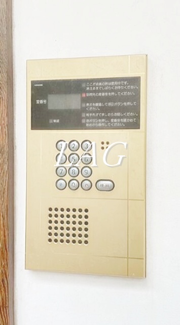 セキュリティ　オートロックです。