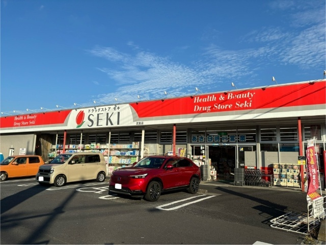 ドラックストア　ドラッグストアセキ武里店（ドラッグストア）まで625m