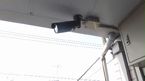 セキュリティ　防犯カメラ設置済み