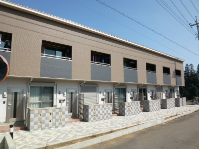 建物外観　2012年3月に完成したテラスハウス☆